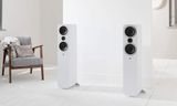 Q Acoustics 3050i white speakers