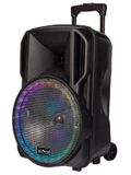 PARTY12RGB PARTY Light&amp;Sound portable speaker + microphone