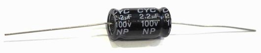 C 2.2/100V axial ADM capacitor