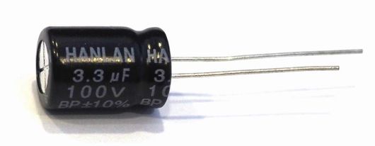 C 3,3/100V BR capacitor