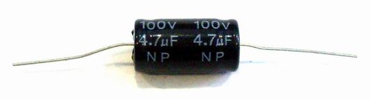 C 4.7/100V * bipolar capacitor
