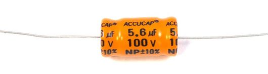 C 5.6/100V BA Axial capacitor