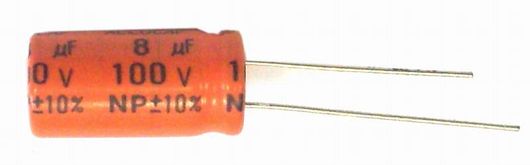 C 8/100V RADIAL capacitor