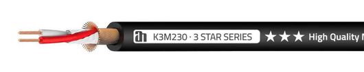 K3M230BLK Adam Hall microphone cable