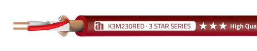 K3M230RED Adam Hall microphone cable