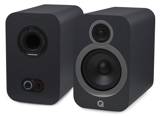 Q Acoustics 3030i grey speakers