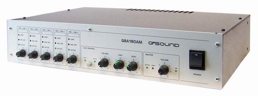 QSA 180AM Q Sound Amplifier with Mixpult